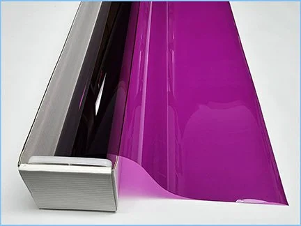 Magenta - Purple Colored Window Film