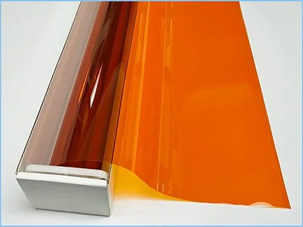 Flame - Orange Colored Window Film