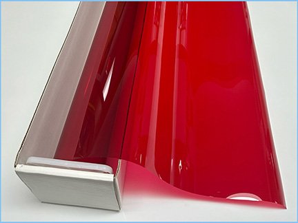 Cherry Red - Red Colored Window Film