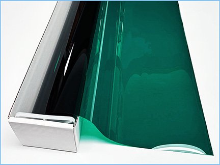 Teal - Green Colored Window Film