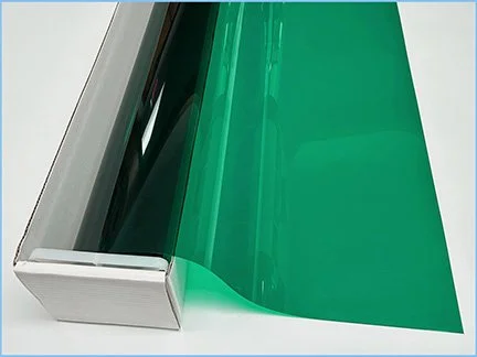 Peacock - Green Colored Window Film