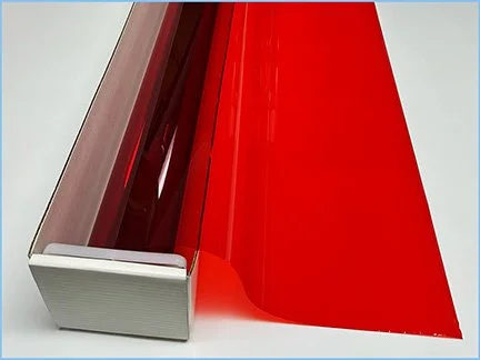 Fire Red - Red Colored Window Film
