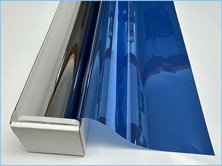 Blue Chrome Reflective - Reflective Window Film