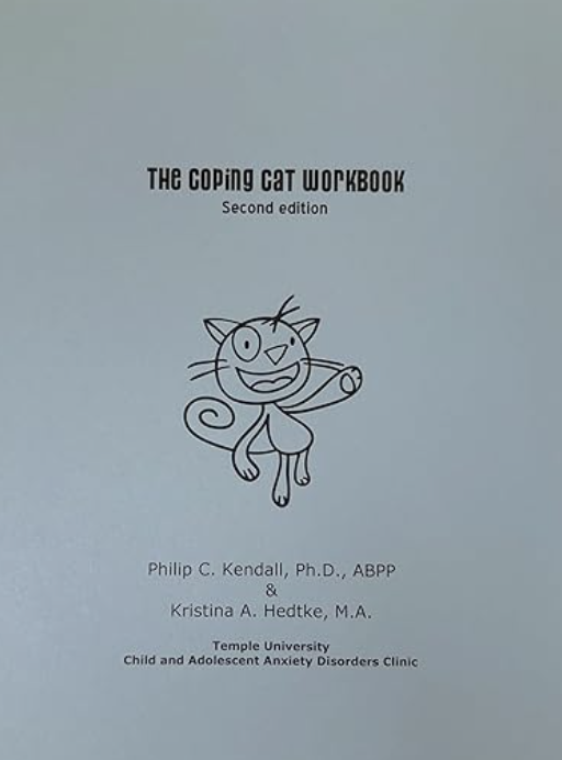 Blue Cover of the Coping Cat Workbook
2nd Edition