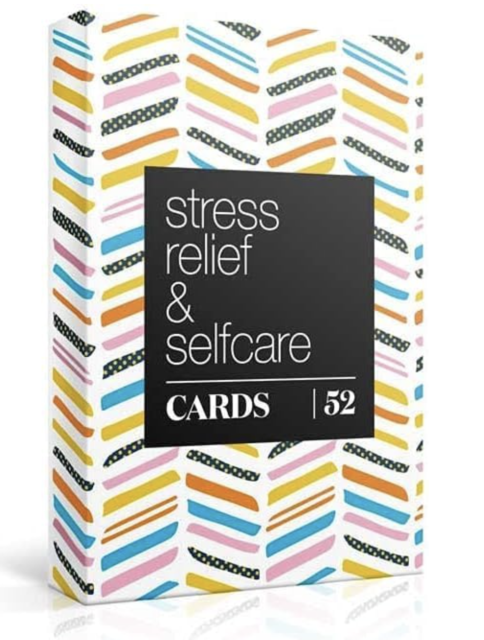 Allura & Arcia 52 Stress Less & Self Care Cards - Mindfulness & Meditation Exercises - Anxiety Relief & Relaxation