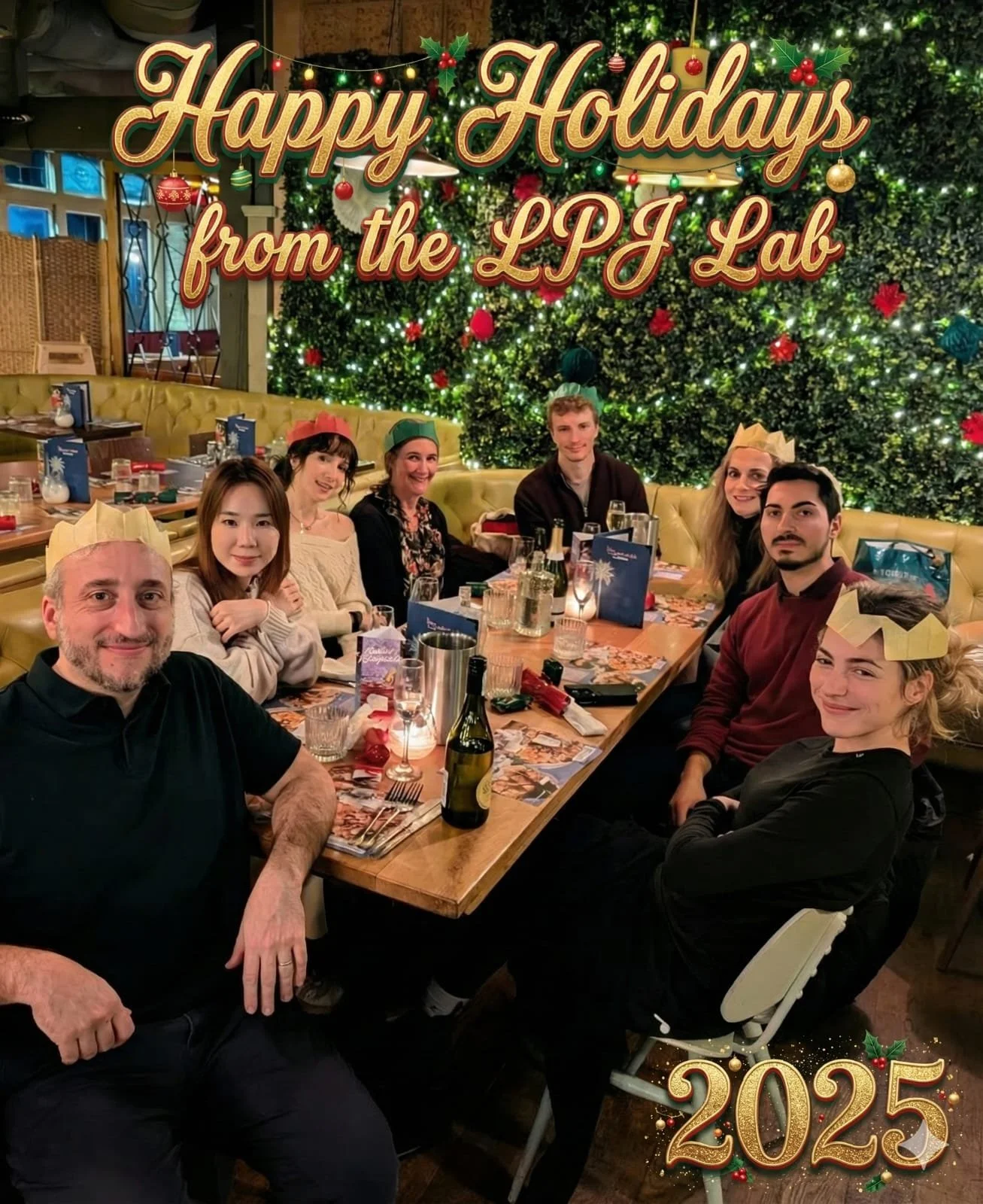 Christmas dinner 2025