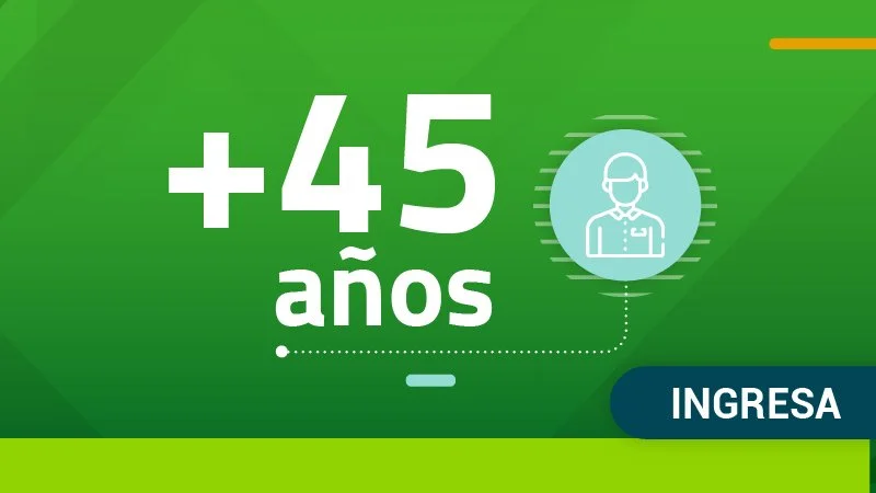 Vacunación covid-19 mayores de 45 años y población priorizada