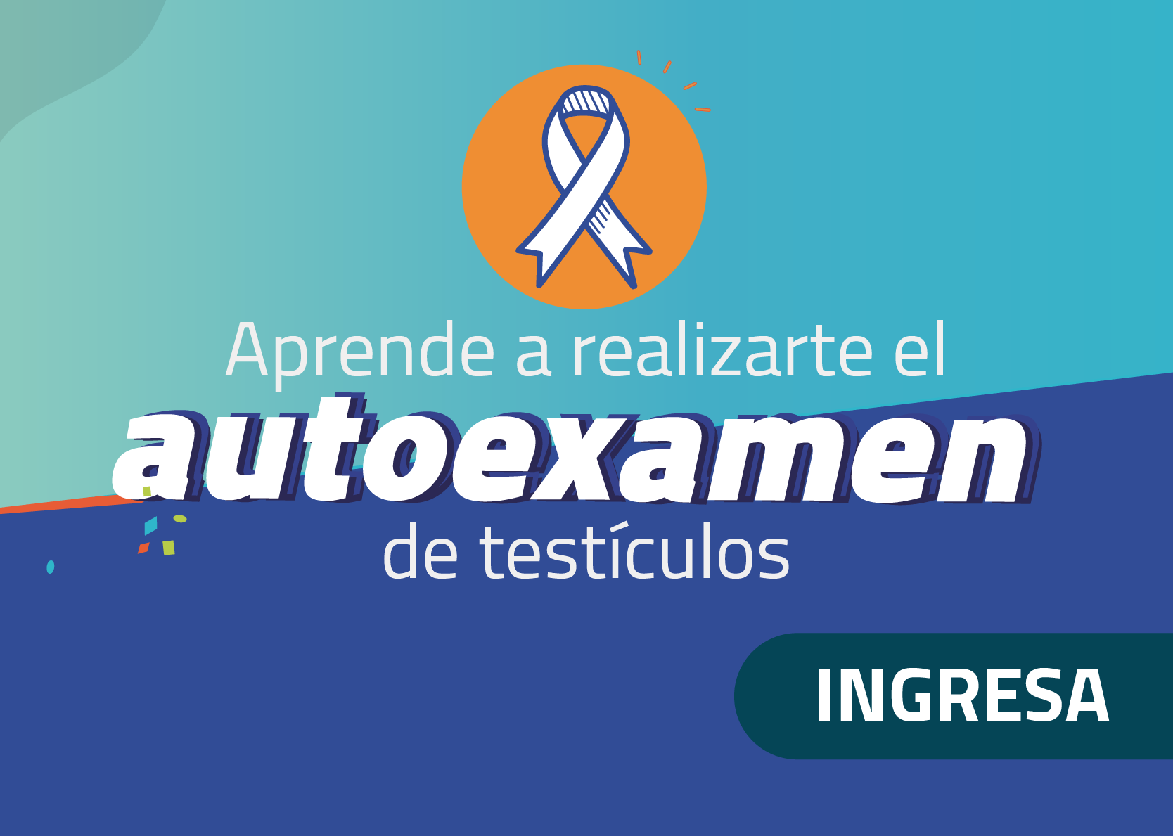 Aprende a realizarte el autoexamen de testículos
