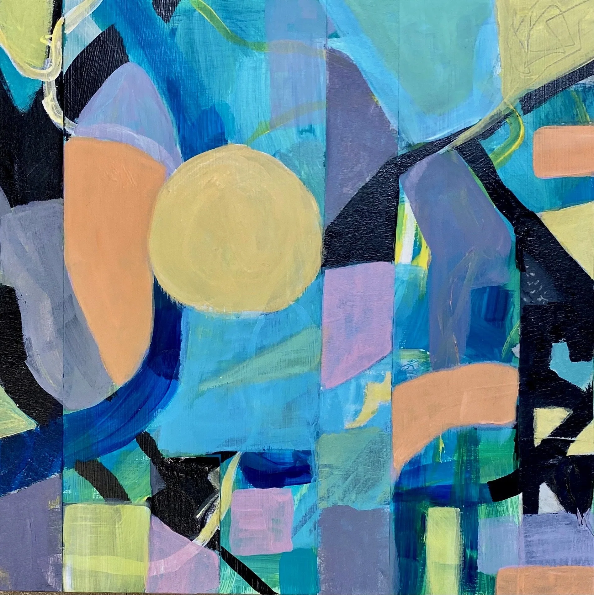   Everything in Balance   
12” X 12” | Acrylic and Collage on Canvas | NFS