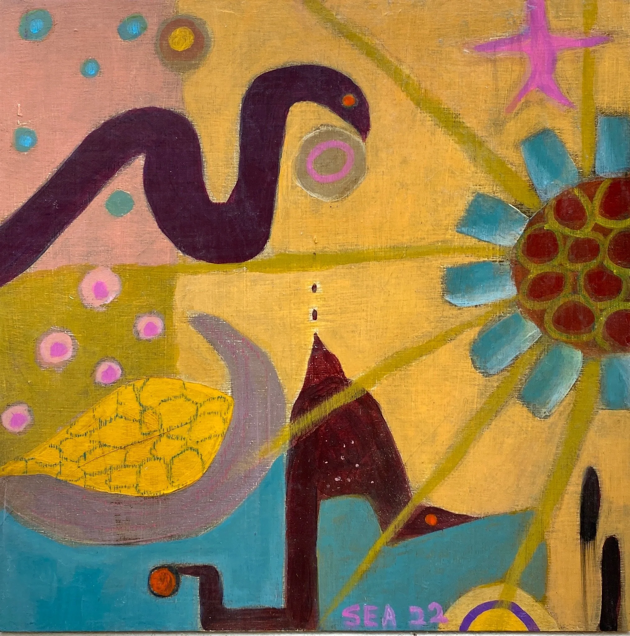   Alive and Well   
12” X 12” | Acrylic on Wood Panel