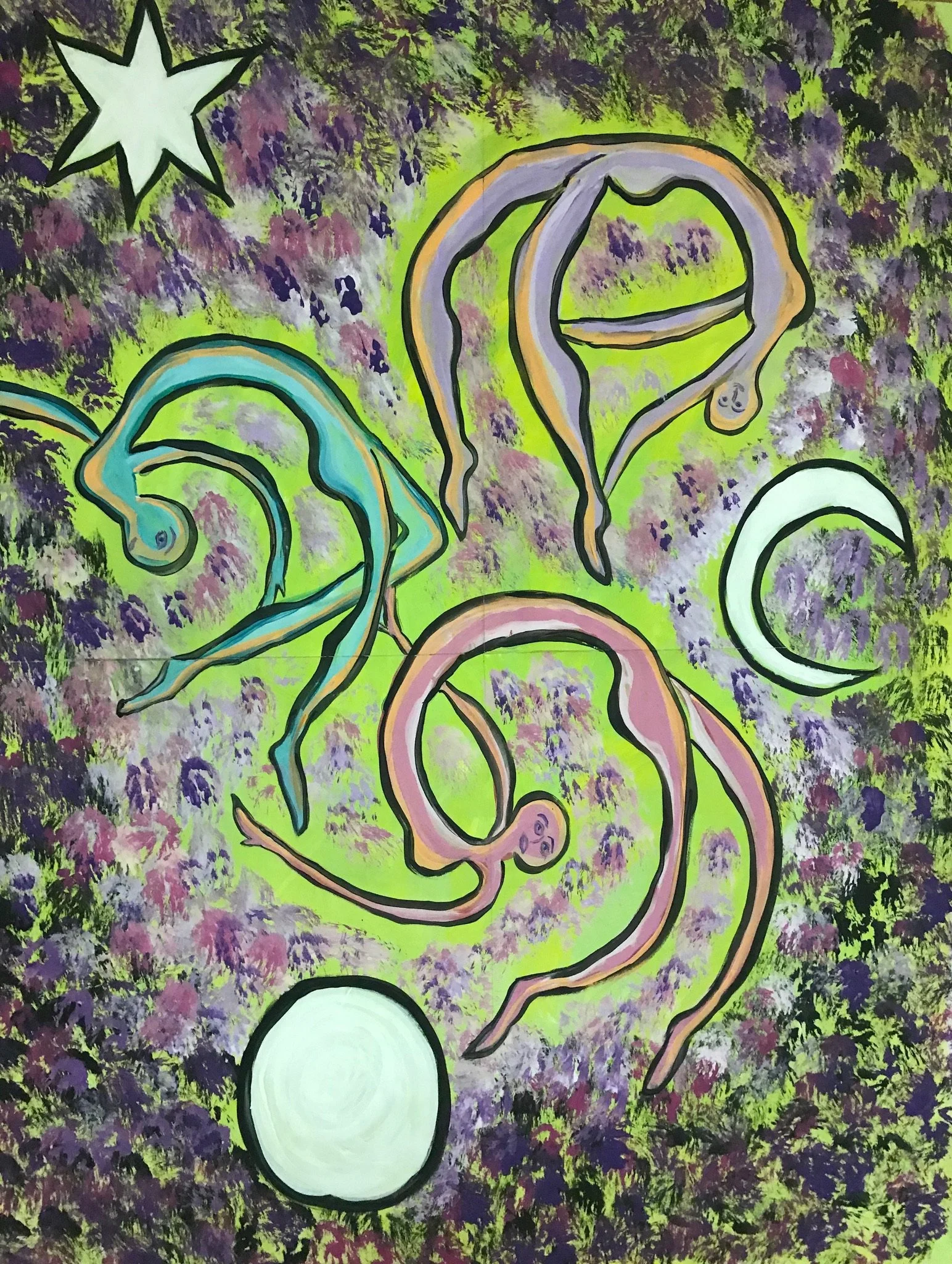  Floating People  
36” X 48” | NFS