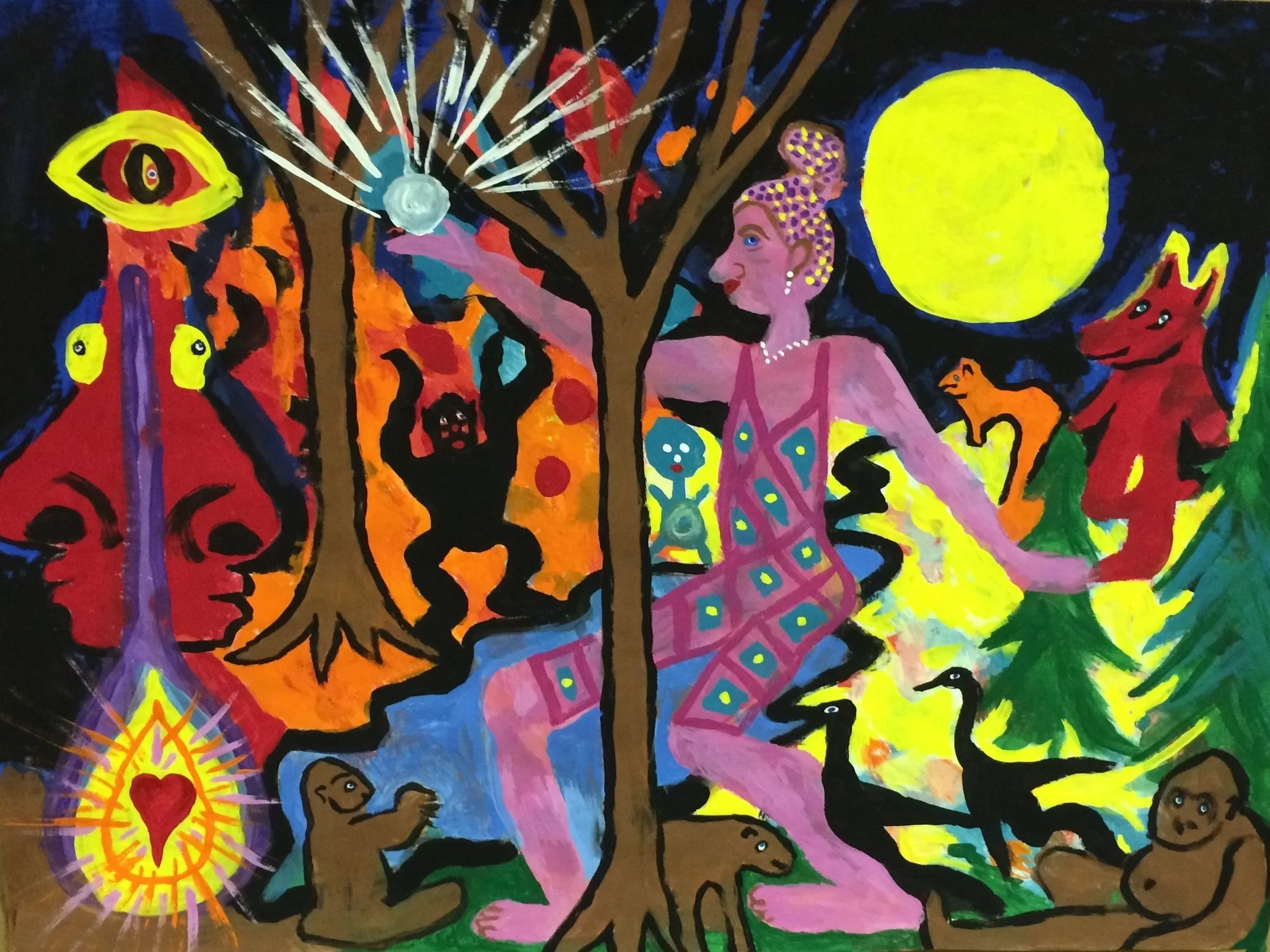  Lady with Crystal Ball   
24” X 18” | NFS