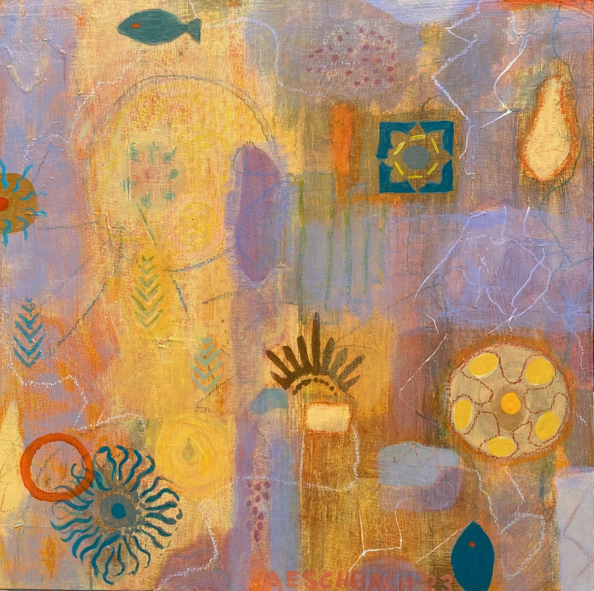   Which Way is Up?  
12” X 12” | Acrylic on Wood Panel