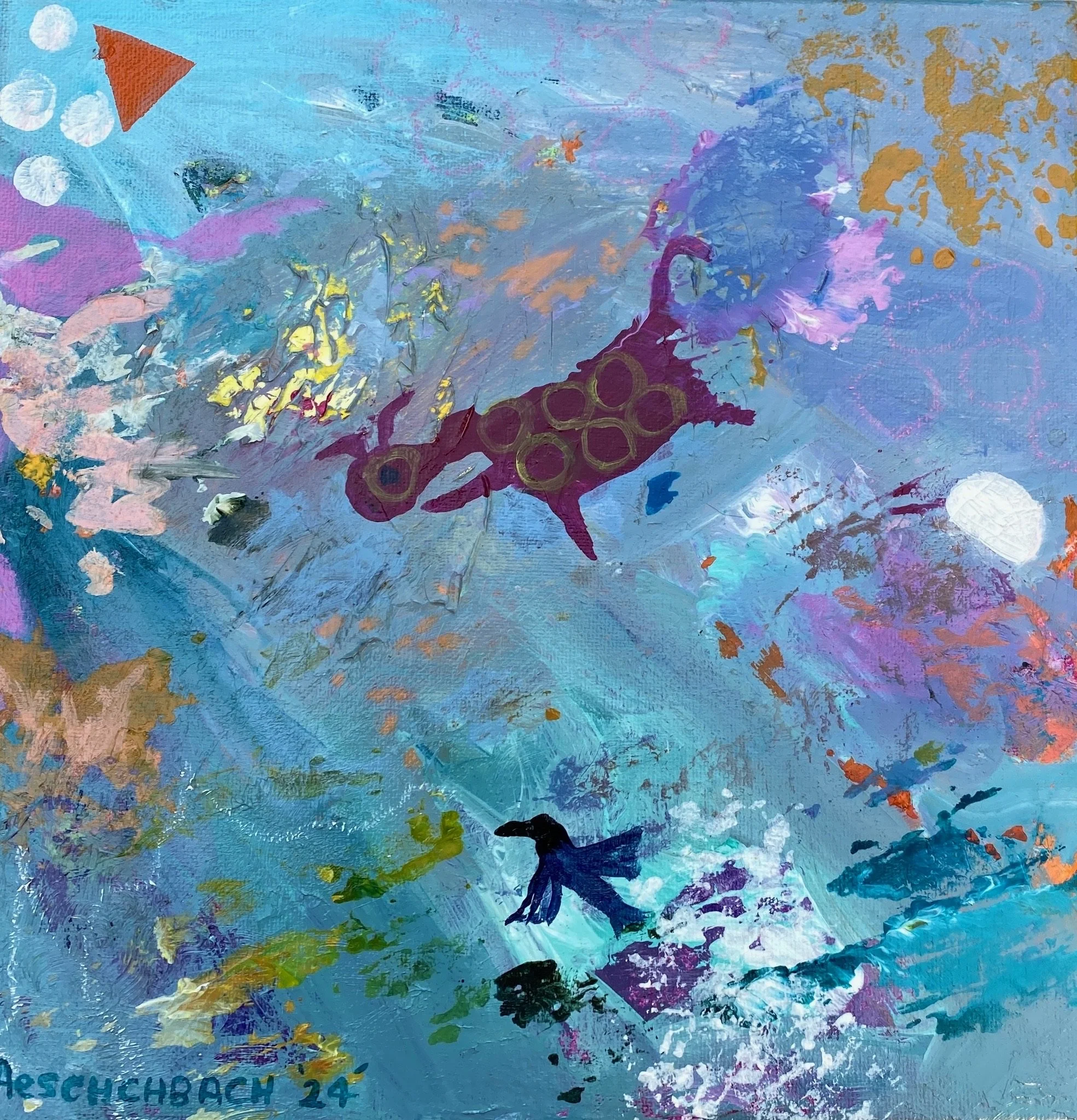   Flying Animal   
12” X 12” | Acrylic on Canvas