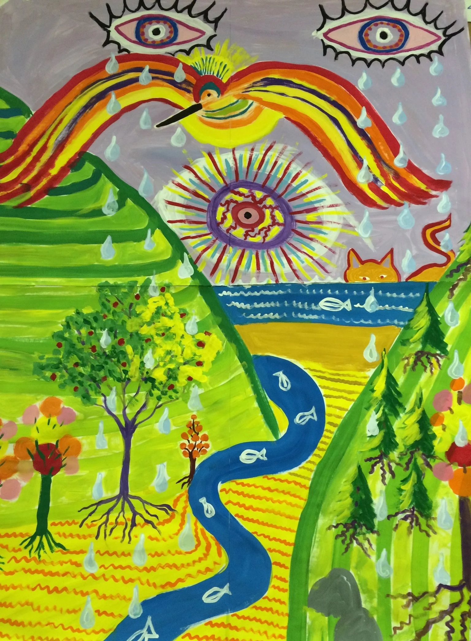  Crying Eyes  
48” X 54” | NFS