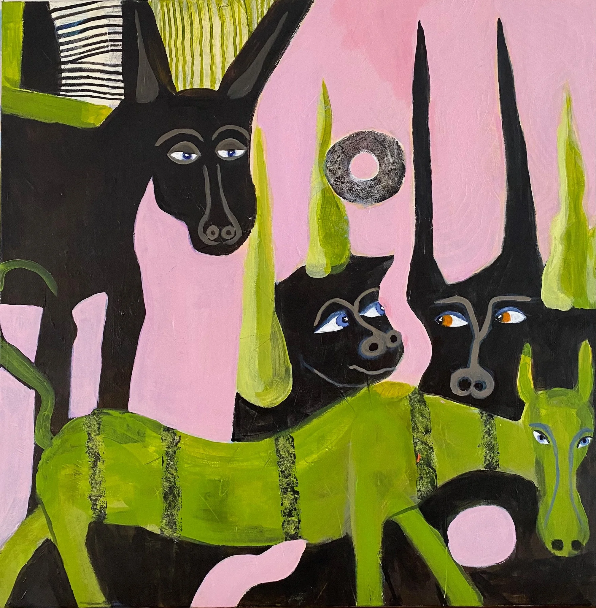   We Like Each Other   
24” X 24” | Acrylic Mixed Media on Canvas