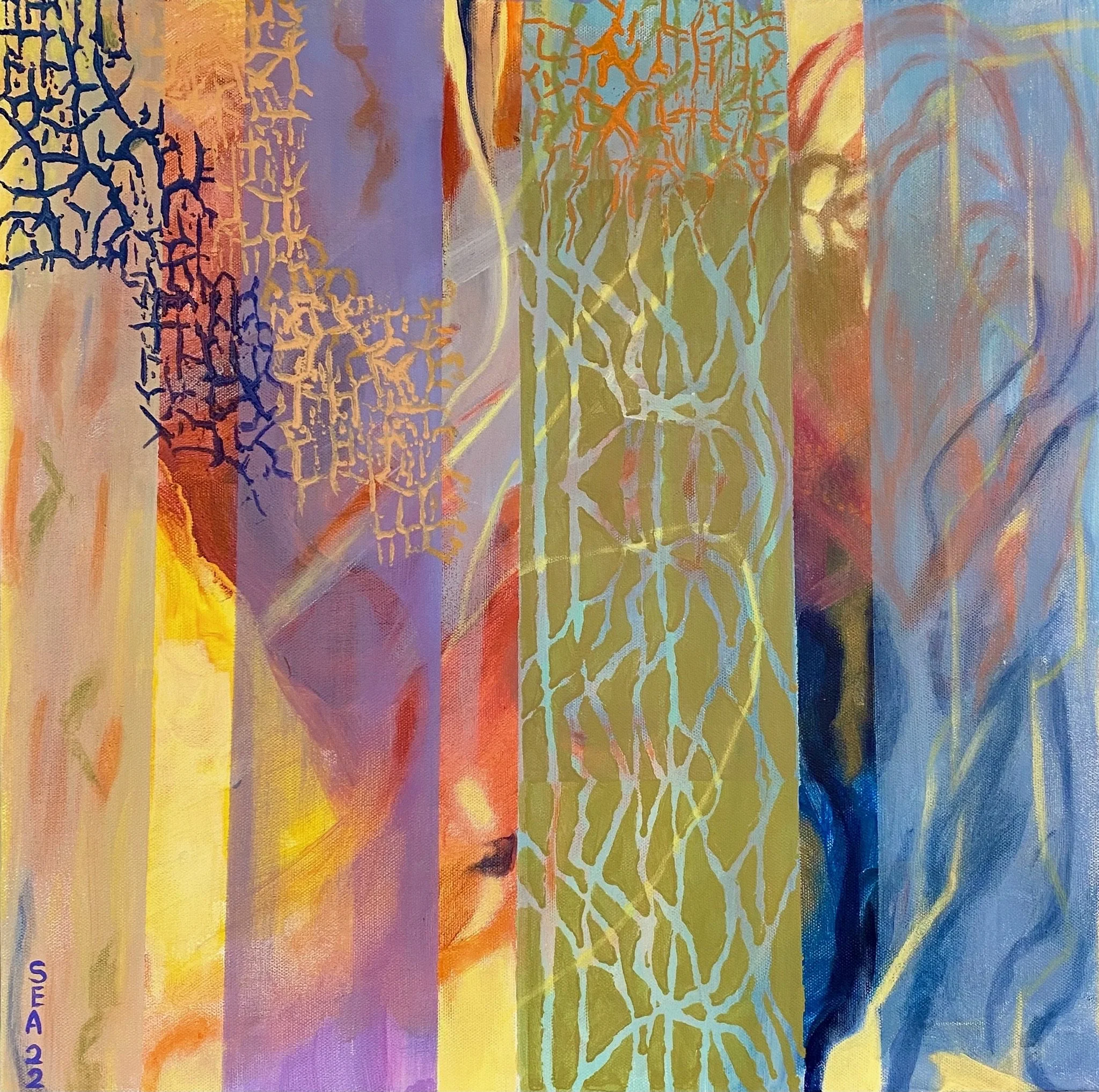   What is Peeking Through?   
20” X 20” | Acrylic on Canvas