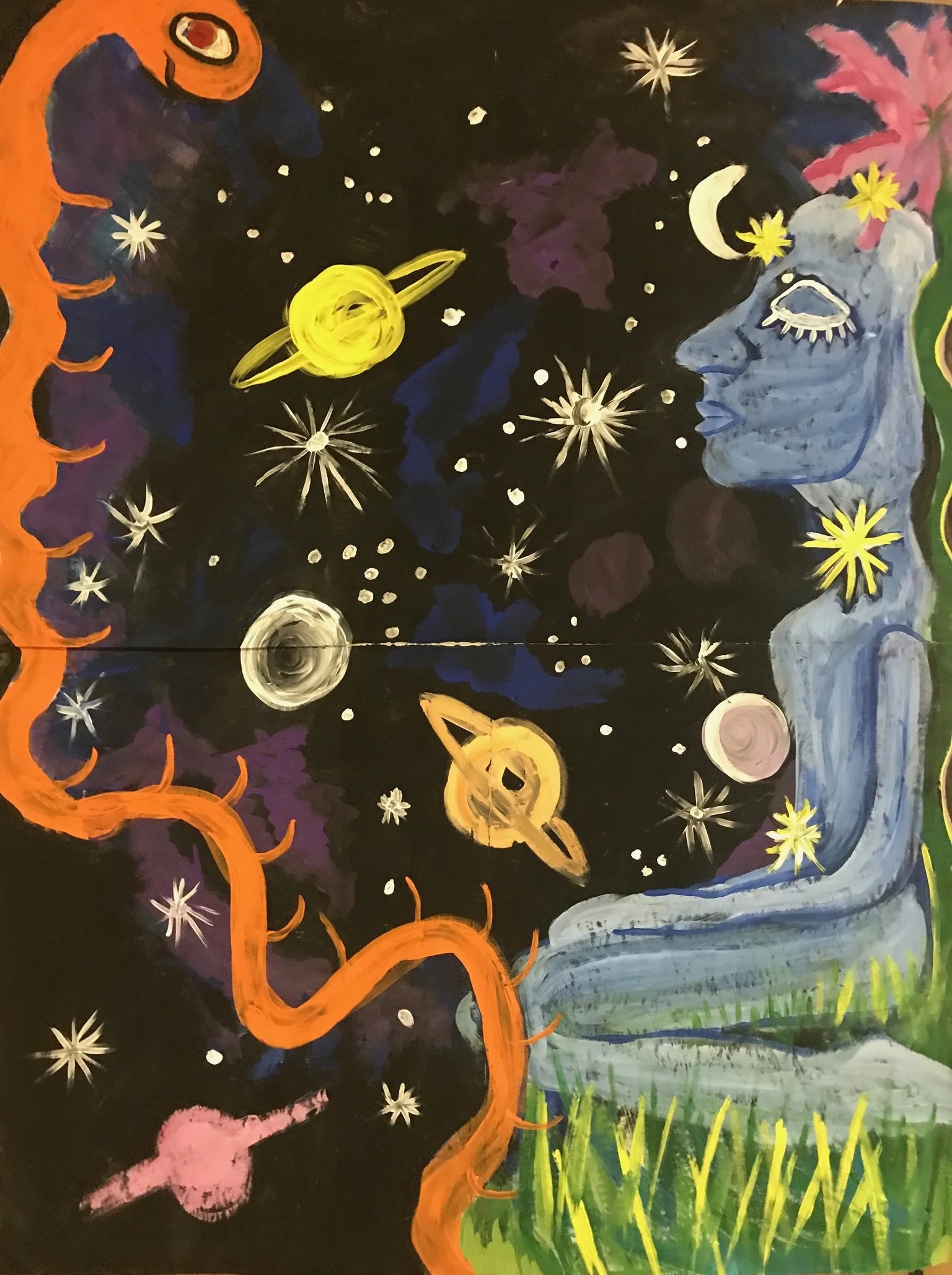  Sitting Buddha  
36” X 48” | NFS