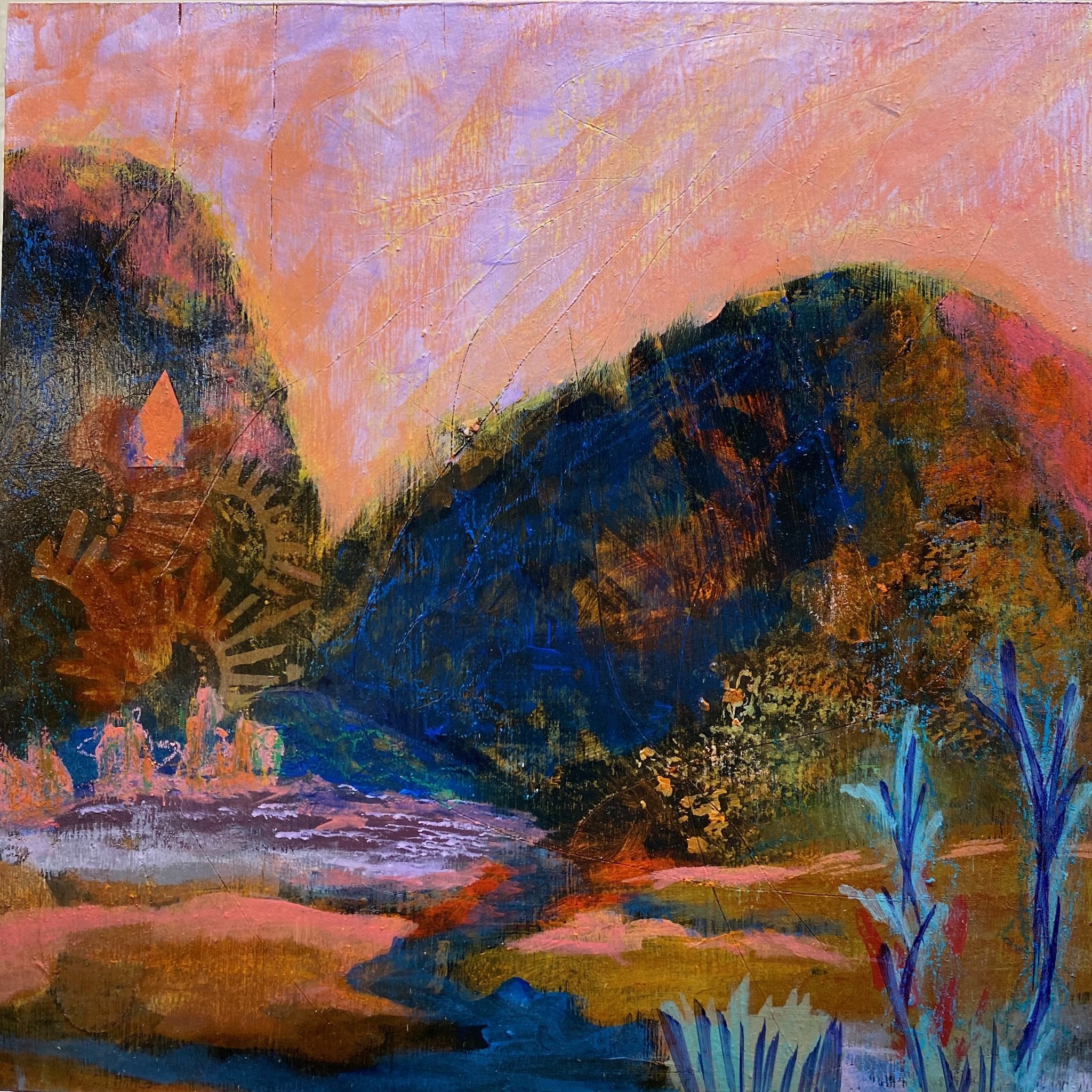   Spiritual Place   
12” X 12” | Acrylic on Wood Panel