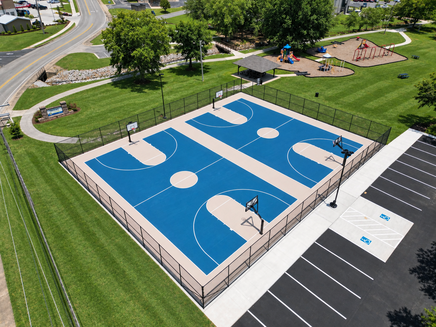 Yancey Park Basketball Courts