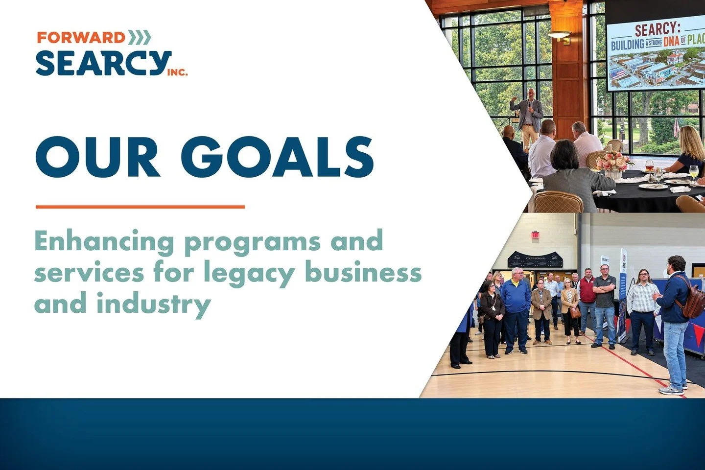 Economic development isn't only about bringing new businesses to Searcy&mdash;it's also about helping the businesses already here continue to succeed.

One of Forward Searcy's strategic goals is to enhance programs and services for legacy businesses 