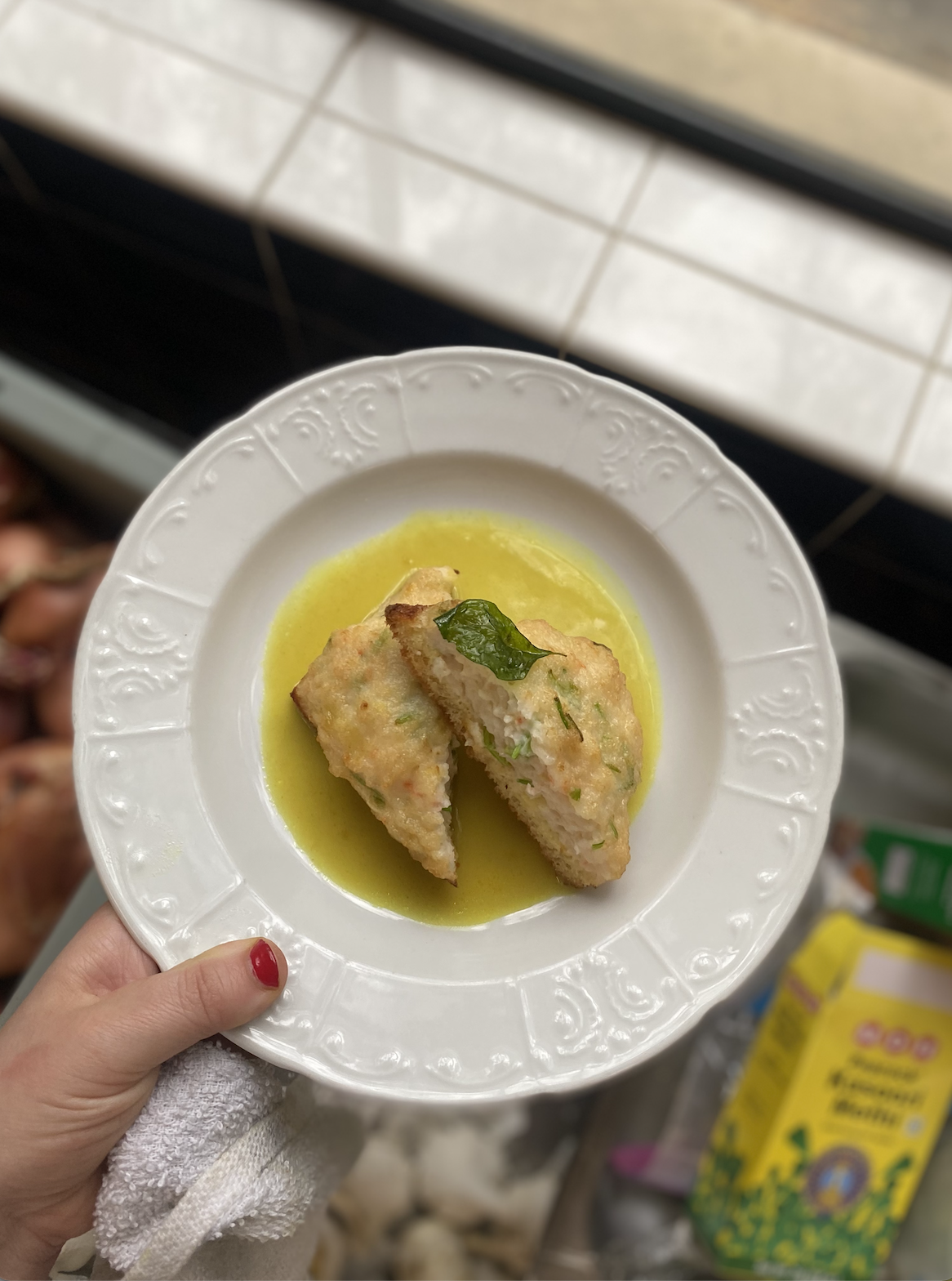 Golden Shrimp Toast in Fragrant Yellow Curry