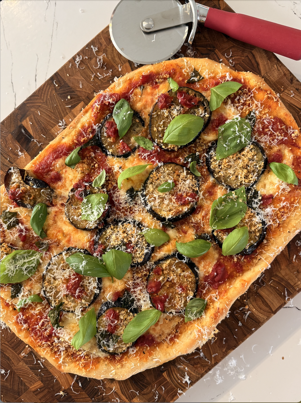 Eggplant & Calabrian Chili Pizza Pie