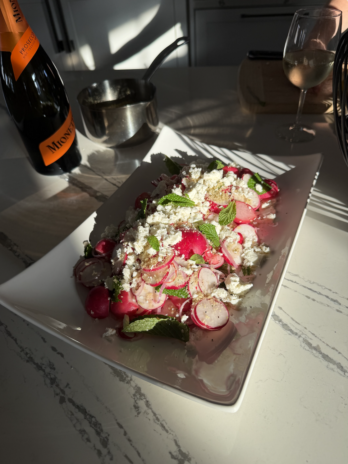 Brown Butter Radishes with Feta &amp; Toasty Panko