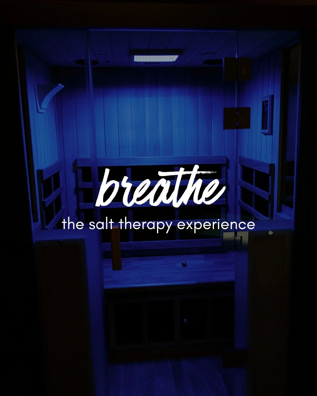 Meet Breathe : the salt therapy experience inside HaloSauna

Here&rsquo;s how it works:
⚡ the halogenerator fills the sauna with dry salt particles
💨 you breathe them in while the sauna gently warms
✨ salt clears your airways, supports your sinuses 