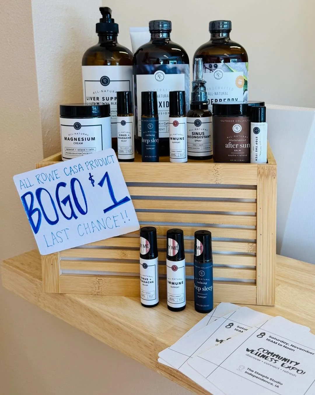 Good things come in pairs 🌿 you last chance to enjoy our BOGO for $1 on all Rowe Casa products!