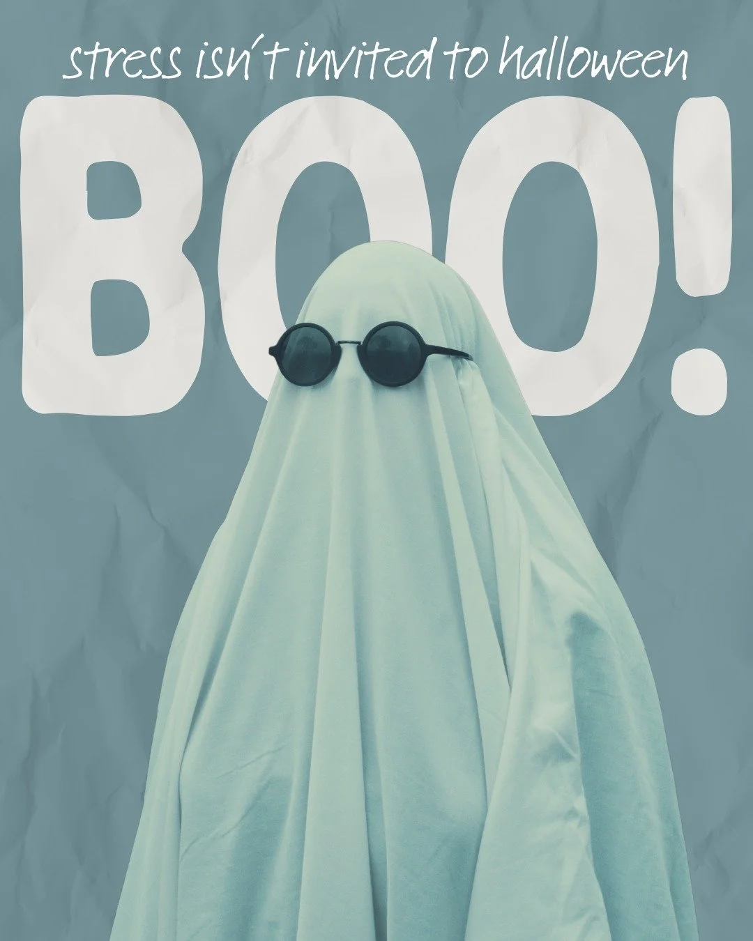 PSA: Stress isn&rsquo;t invited to Halloween.
Ghosts only. 👻

What's something you're ghosting this week?
