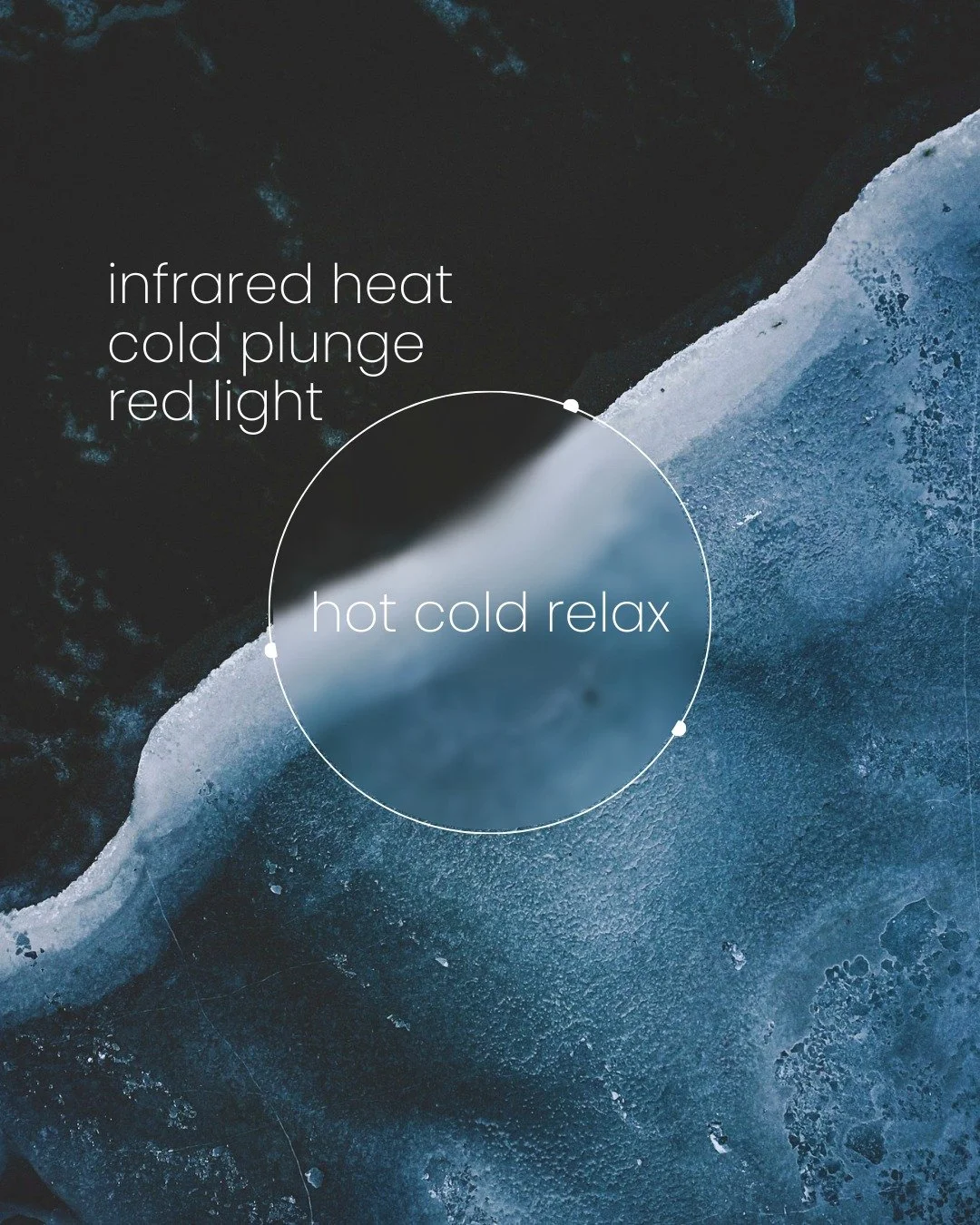 Did you know we offer a Hot Cold Express session?

It's the same cycle: infrared heat &rarr; cold plunge &rarr; red light designed in a shorter format that respects your time. 

Short sessions matter because they lower the barrier to showing up &amp;