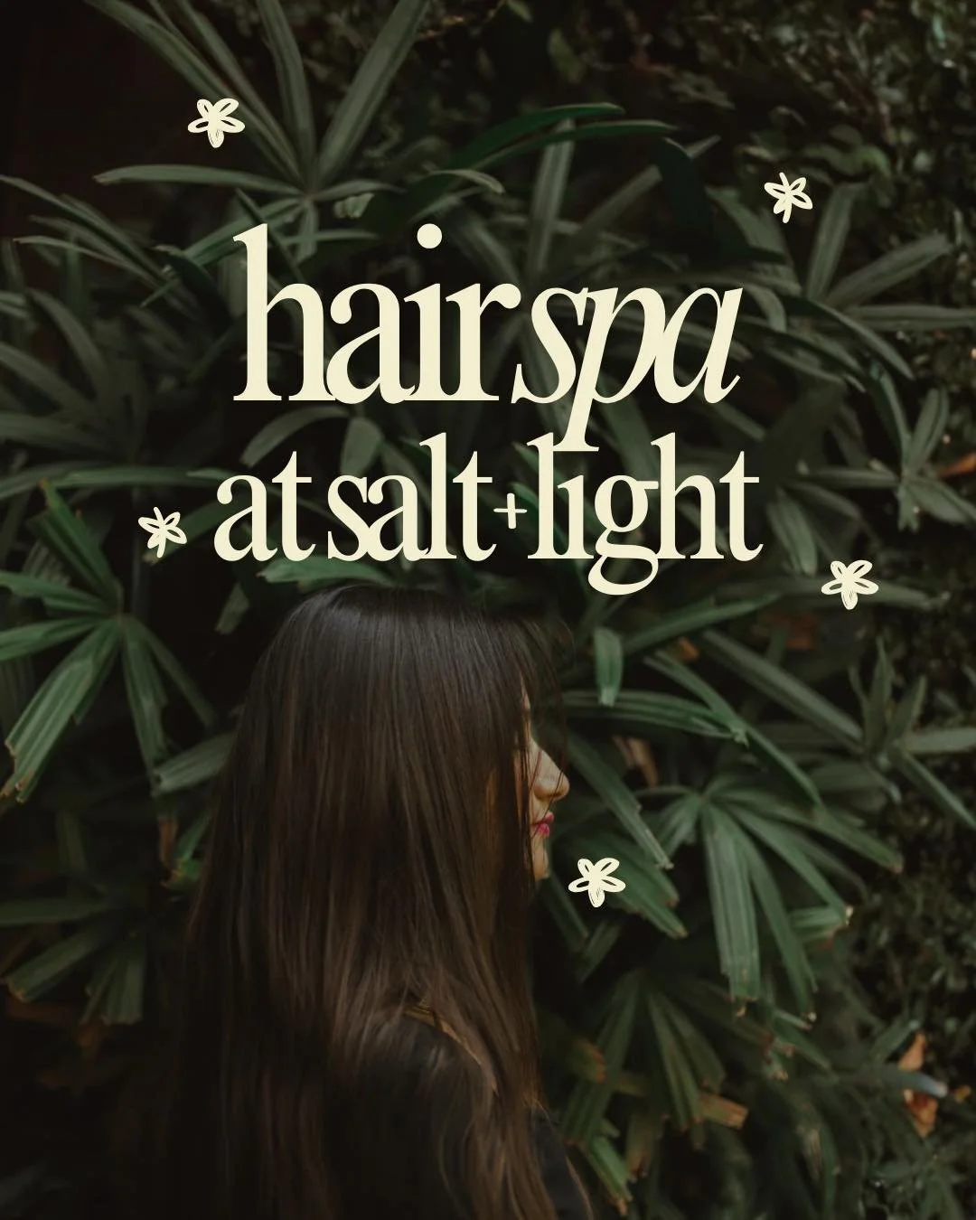 let us formally introduce hairspa at salt+light 

booking now: https://book.squareup.com/appointments/bkhvtiuhblbj6y/location/BCJQWBV36TKNP/services/KGLIXQPVYGETXSC7C2T7RNCE