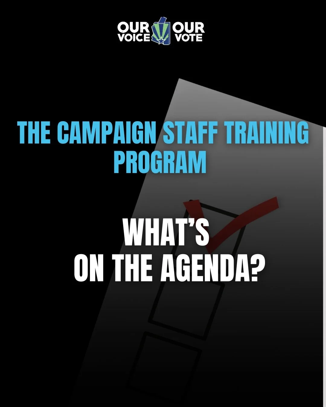 Launching the Campaign Staff Training Program.

Two days. 

Four tracks. 

Trained by practitioners.

We built this because campaigns waste too much time onboarding staff who&rsquo;ve never run a real program. 

This changes that.

If you&rsquo;re a 