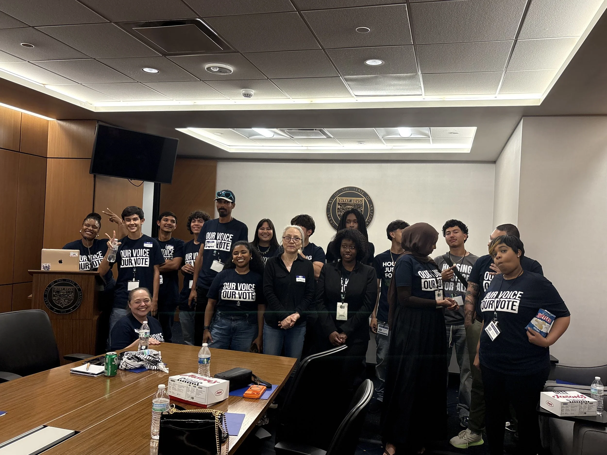 Our Voice, Our Vote team is ready to meet with lawmakers and make their voices heard