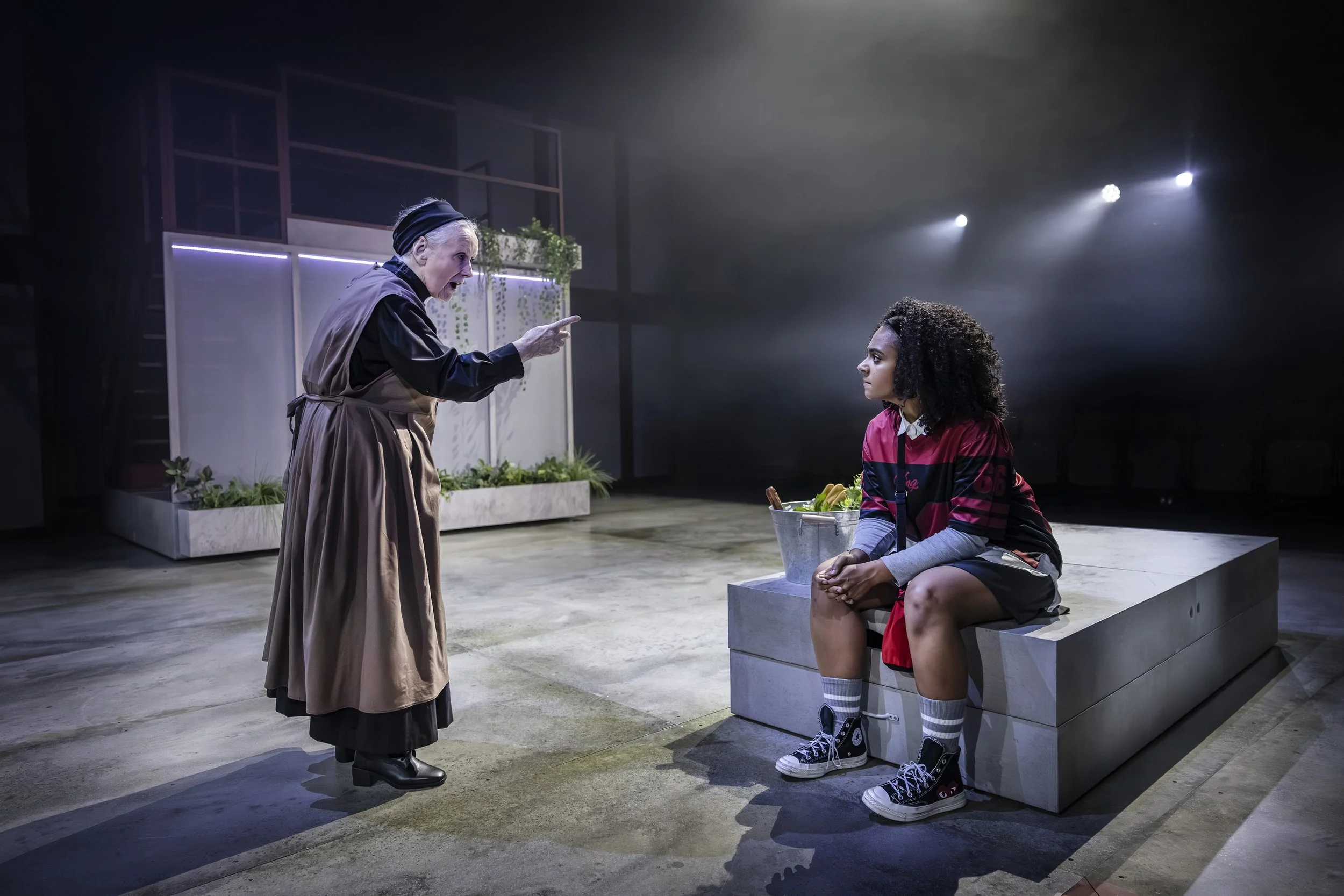 Eithne Browne as Friar and Alicia Forde as Juliet- 304_Romeo & Juliet_Pamela Raith Photography.jpg