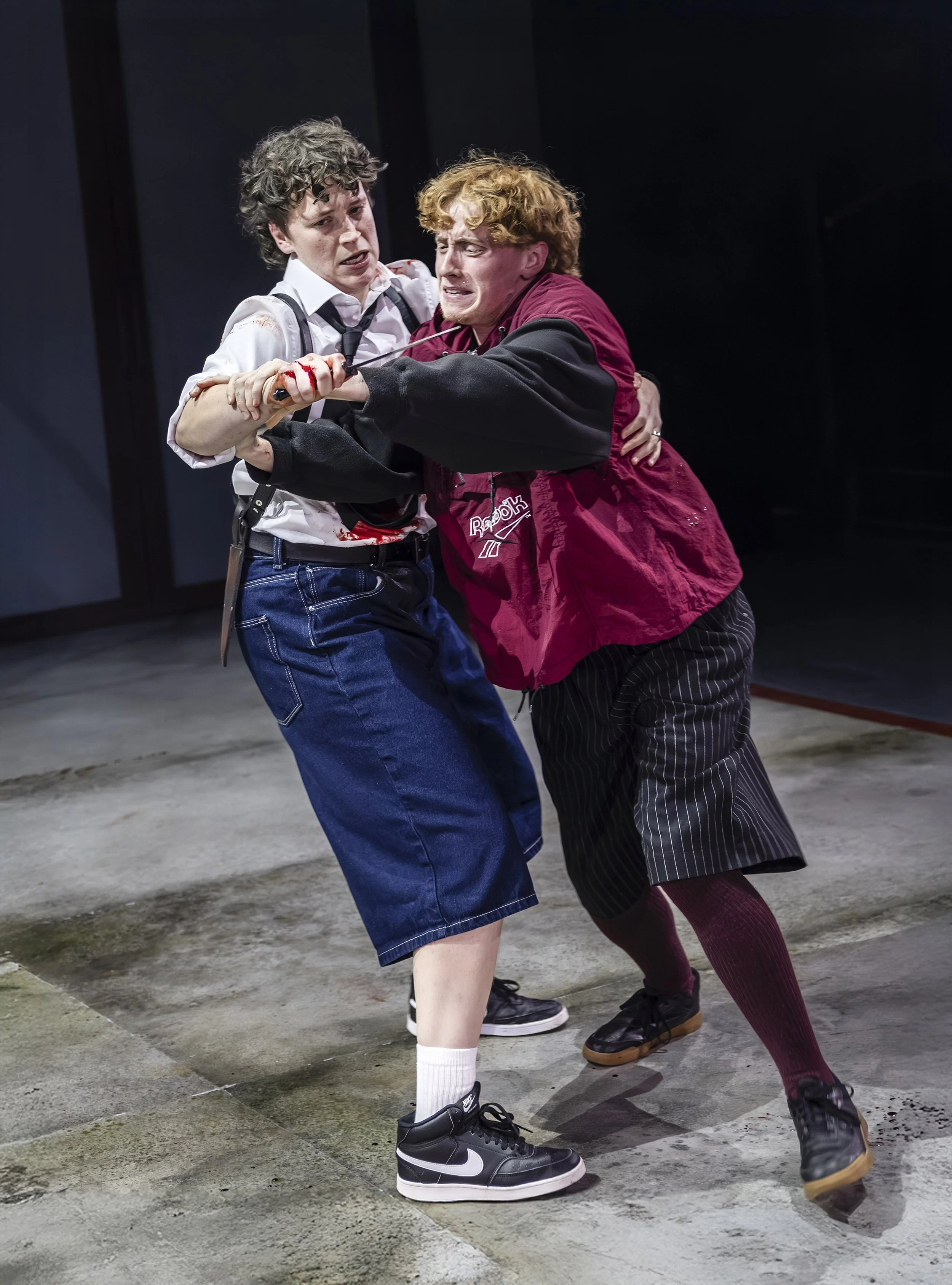 Zoe West as Romeo and Milo McCarthy as Tybalt- 209_Romeo & Juliet_Pamela Raith Photography.jpg