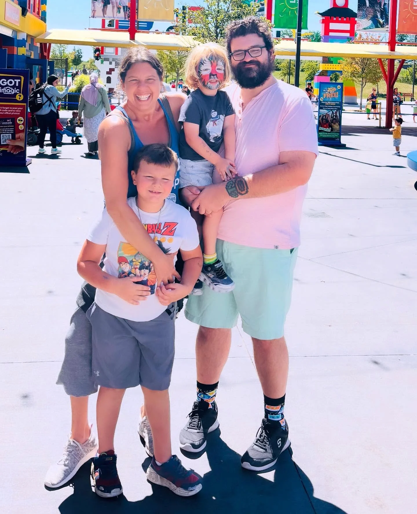 Closing out our best summer yet in these boys happy place (and by &ldquo;boys&rdquo; I mean @ricwonder) ❤️💙💚💛