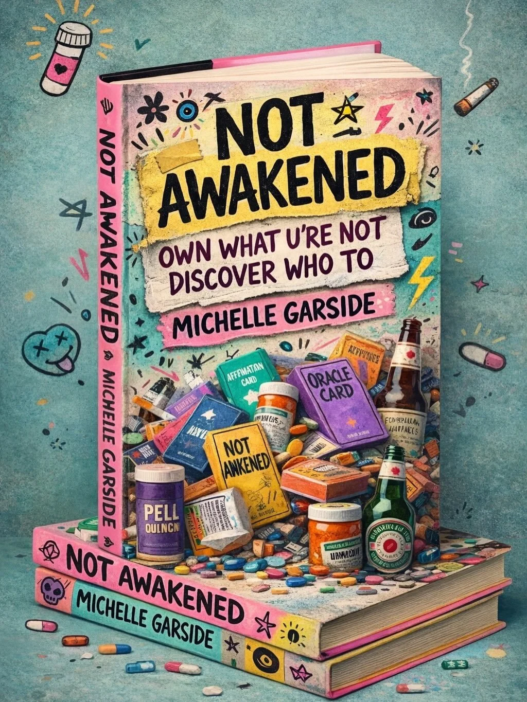 UNHINGED AND AMAZING COVER JOURNEY 🔥✨

As we get closer to finalizing the ACTUAL cover for #NOTAWAKENED (get on my email list - link in bio - if you want to be the first to see), I thought it would be fun to take a completely unhinged trip down cove