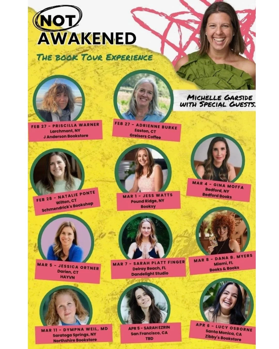 The (NOT) AWAKENED tour is going to be... everything: hilarious and heartbreaking conversations, unforgettable experiences, private tours of the @museumofbroadway(!), new friends, good food... you need to be there.

The most humbling and heart-explod