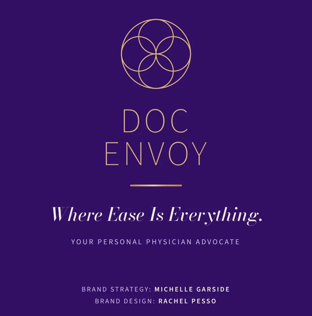 ANOTHER BRAND LAUNCH!! 🚀 

@doc_envoy is LIVE 💜✨

Doc Envoy
Where Ease Is Everything

www.docenvoy.com

Dr. Stephanie Kokseng, a board-certified internist, came to me with a name and a mission: make healthcare easier for patients and the families s