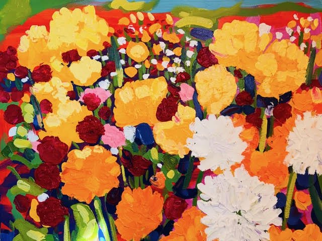 Spring Flowers and Guided Painting Experience