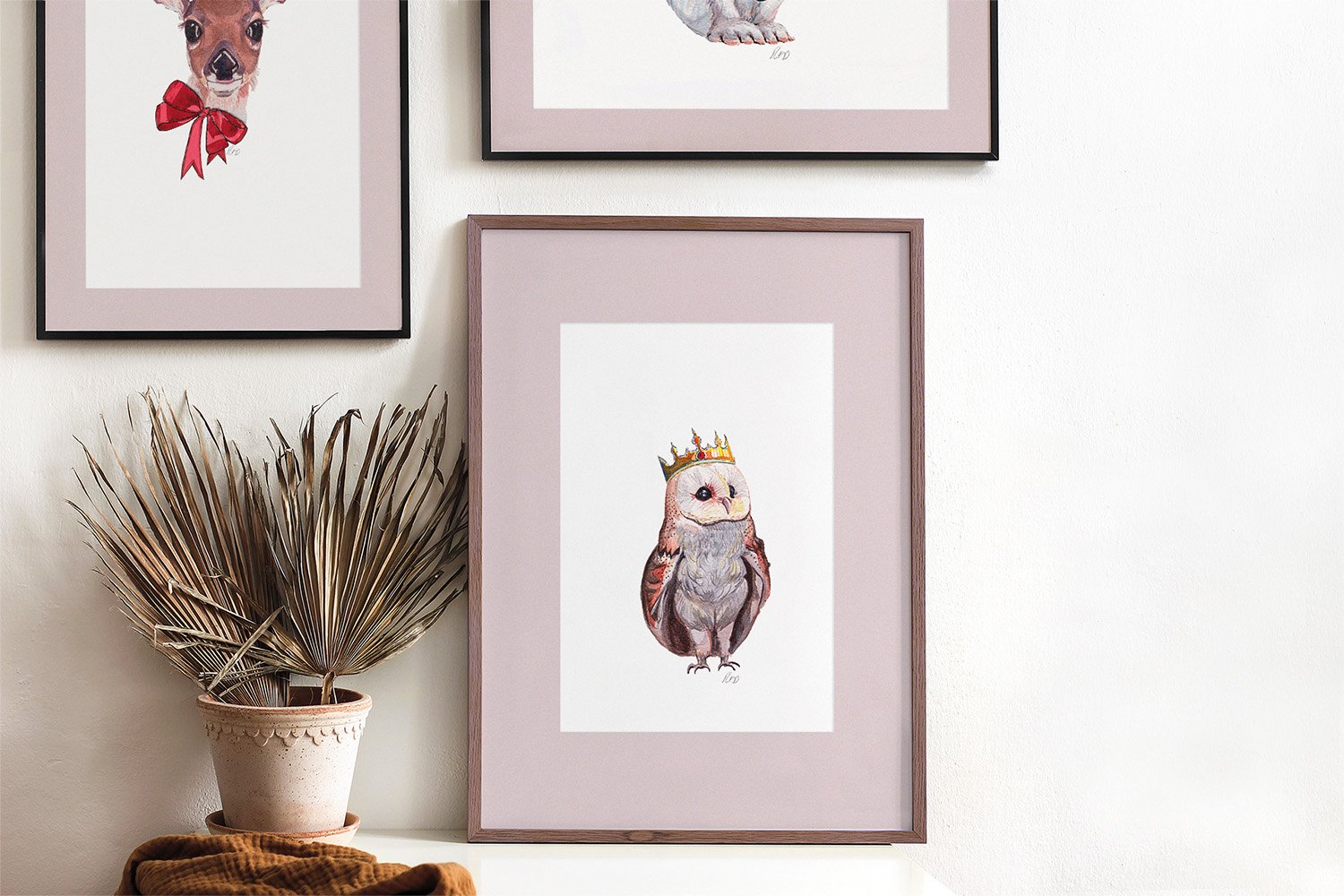 Barn Owl-3-frames-vertical-Color Mat.jpg