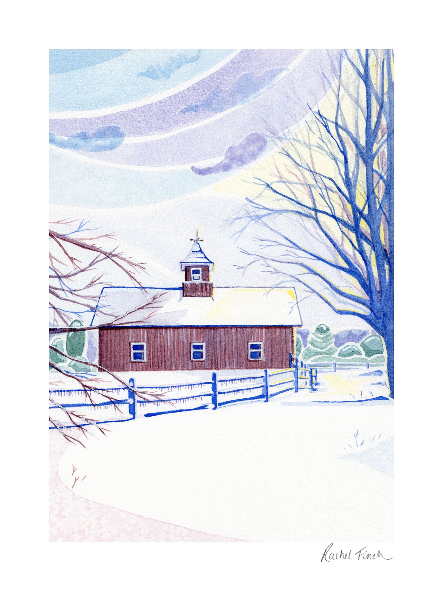 "Elmore Barn" Art Print