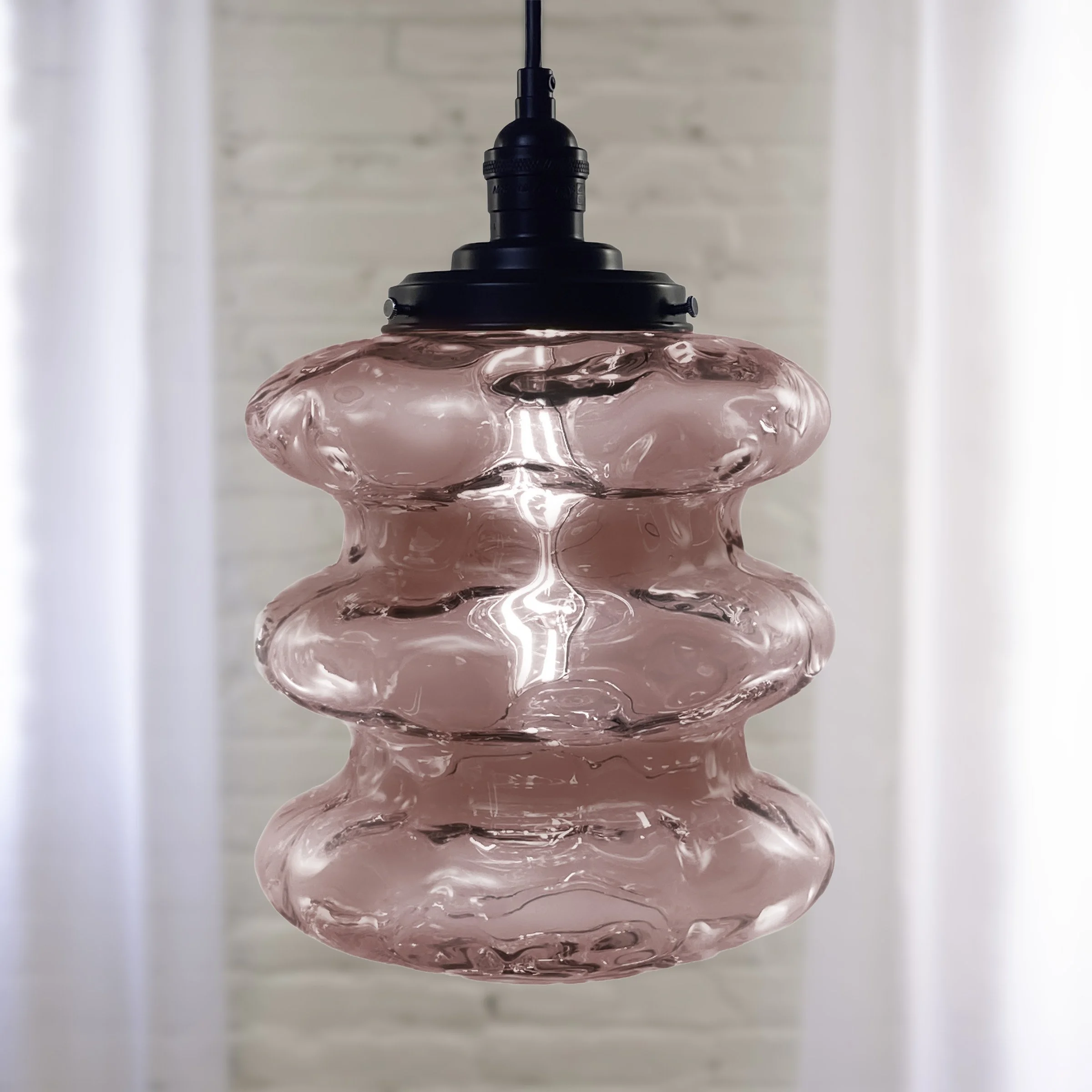 Zen Pendant Light_Boulder Optic_Gold Ruby.jpeg