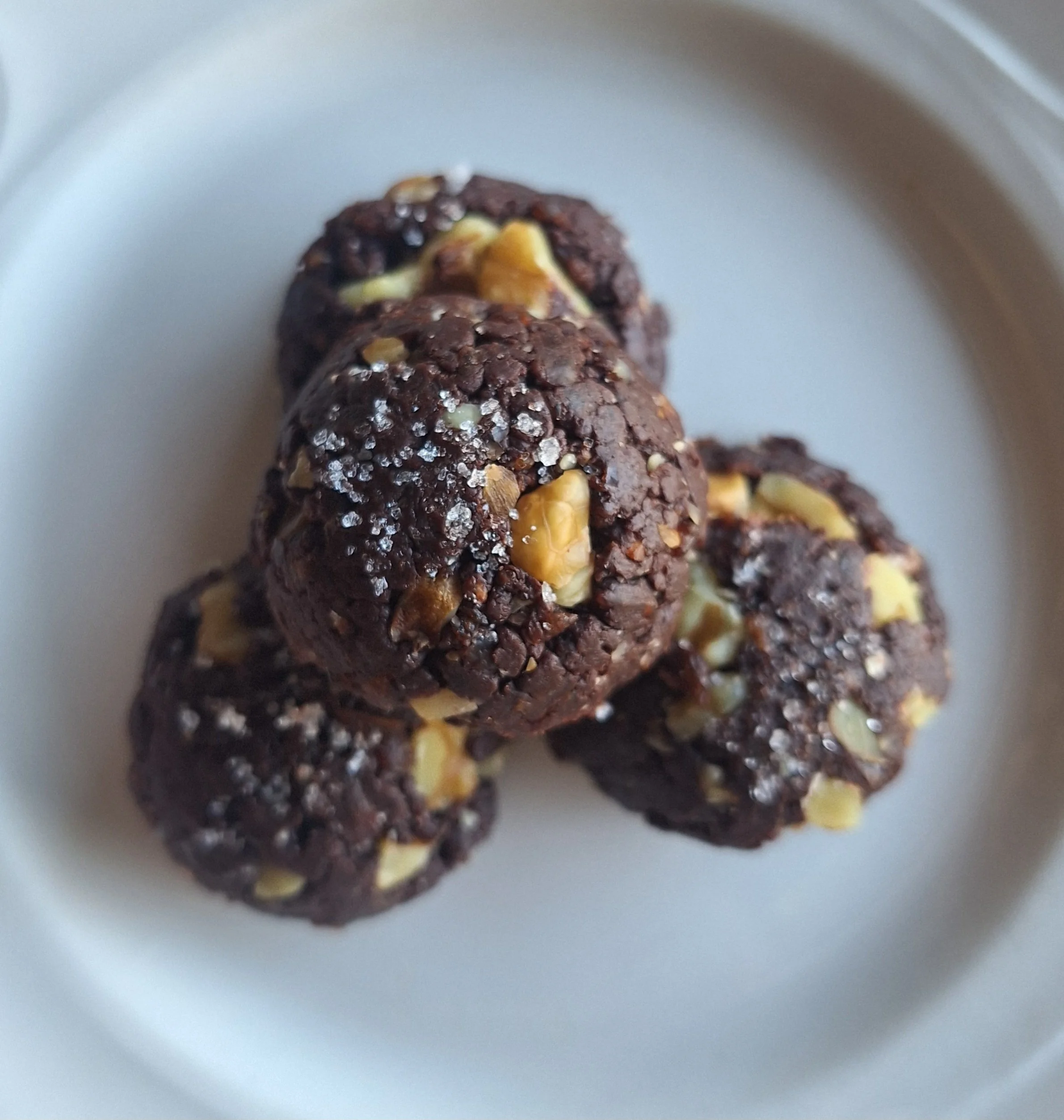 Date Two-Bite Brownies