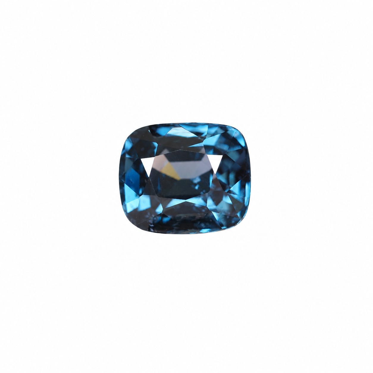 2.18ct Cobalt Blue Spinel in cushion cut from Tanzania
