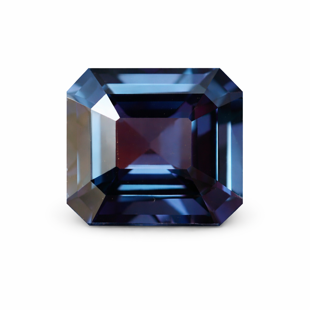 Flawless blue spinel in octagon cut 2.99 carats from Sri Lanka