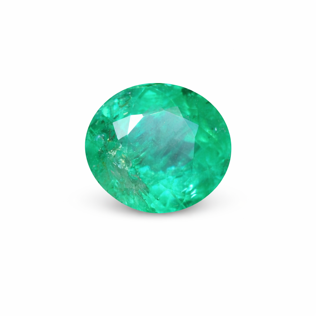 1.36ct Emerald Cushion Cut from Ethiopia