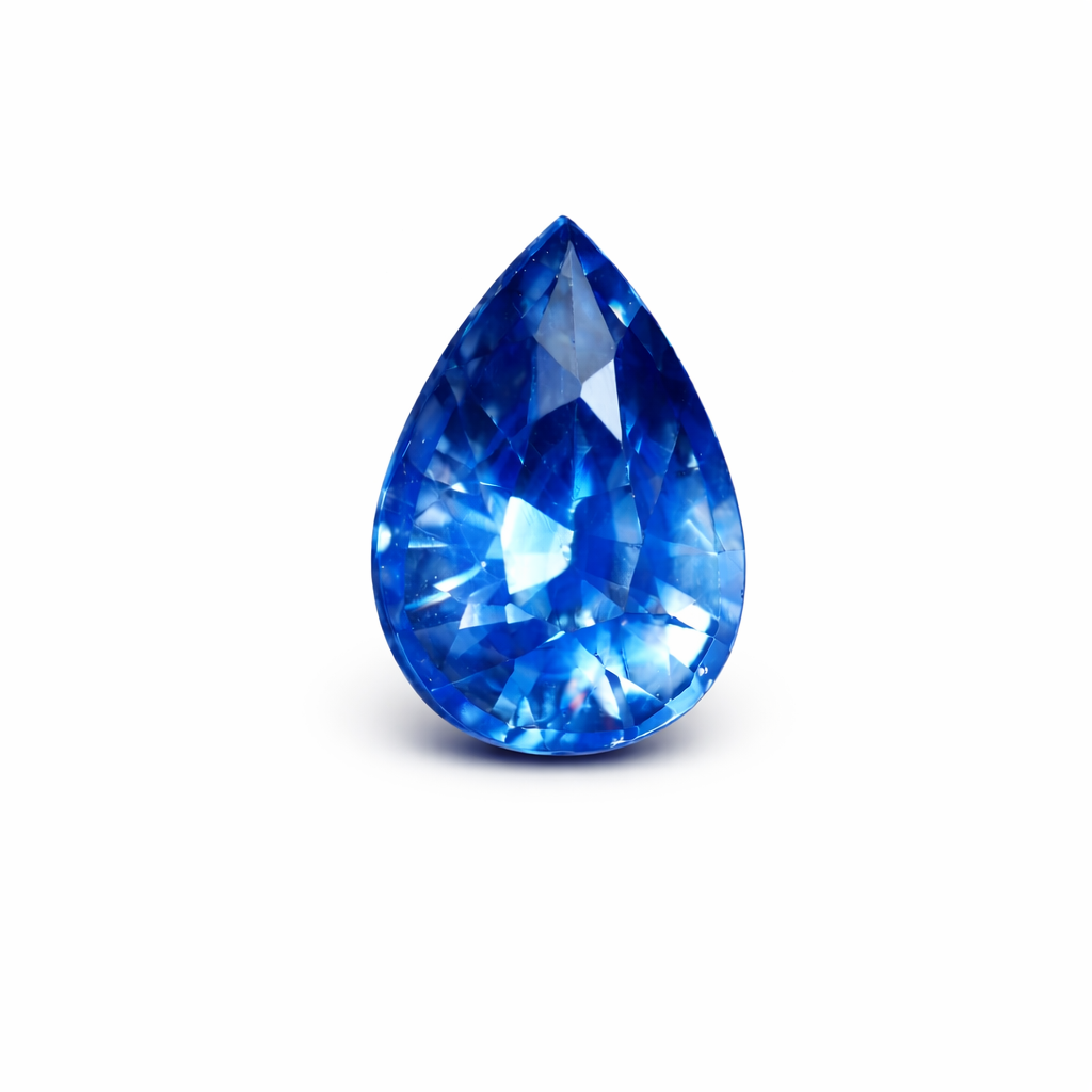 Cornflower blue sapphire oval cut 0.77 carats